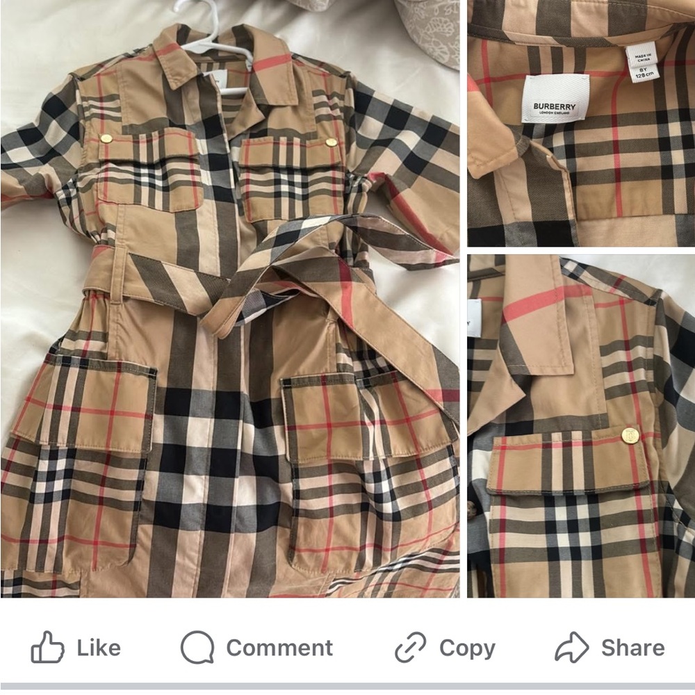 Girls Burberry dress